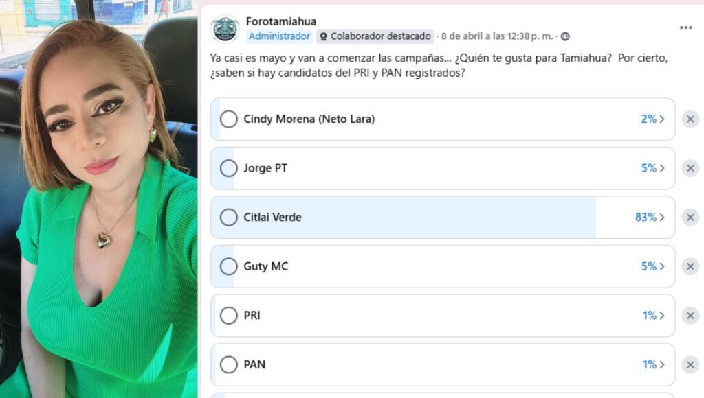 Citlali Medellín arrasará con los votos en Tamiahua