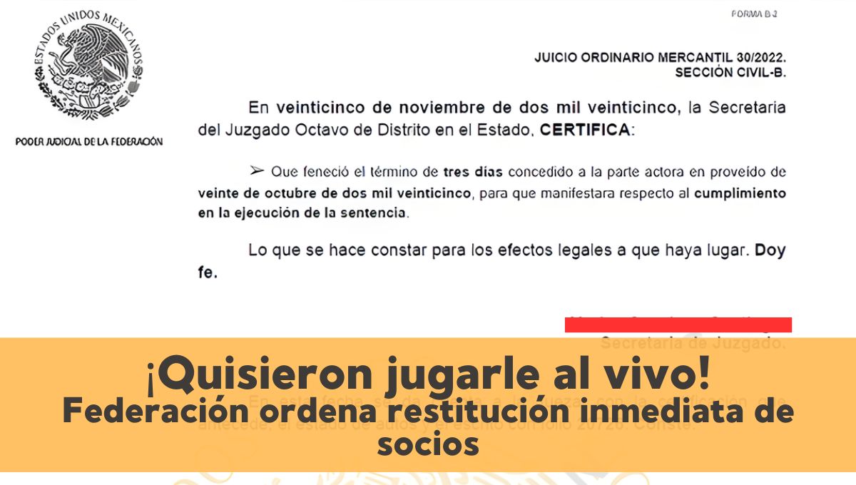 ¡Los cacharon! Cooperativa Tamiahua intentó burlar sentencia federal y fue exhibida