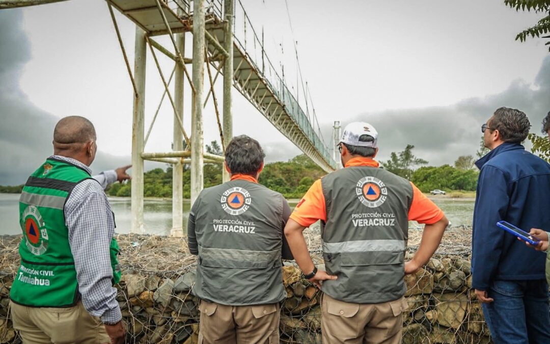 El Concejal supervisó el Puente Chorreras