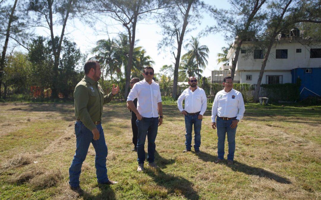 Concejo Municipal supervisa rehabilitación de espacios deportivos en Tamiahua