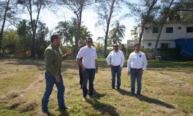 Concejo Municipal supervisa rehabilitación de espacios deportivos en Tamiahua
