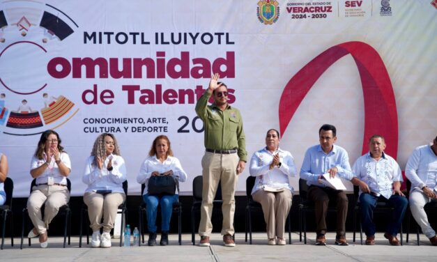 Tamiahua recibe el Mitotl Iluiyotl 2026 del COBAEV; jóvenes participan en Olimpiadas de conocimiento, arte, cultura y deporte