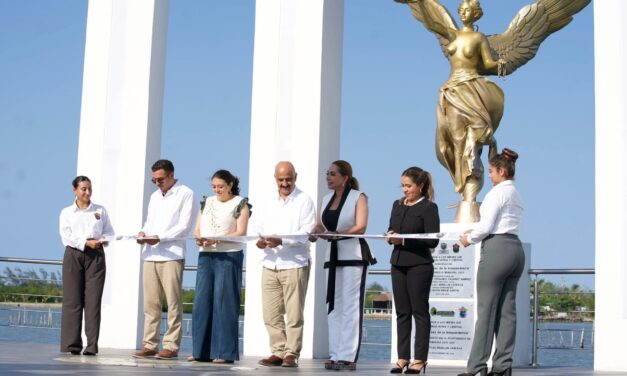Tamiahua estrena la Plaza Héroes de la Independencia; inauguran nuevo espacio emblemático para las familias