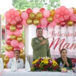 Inauguran domo en Milpas y celebran a las madres con emotivo festejo